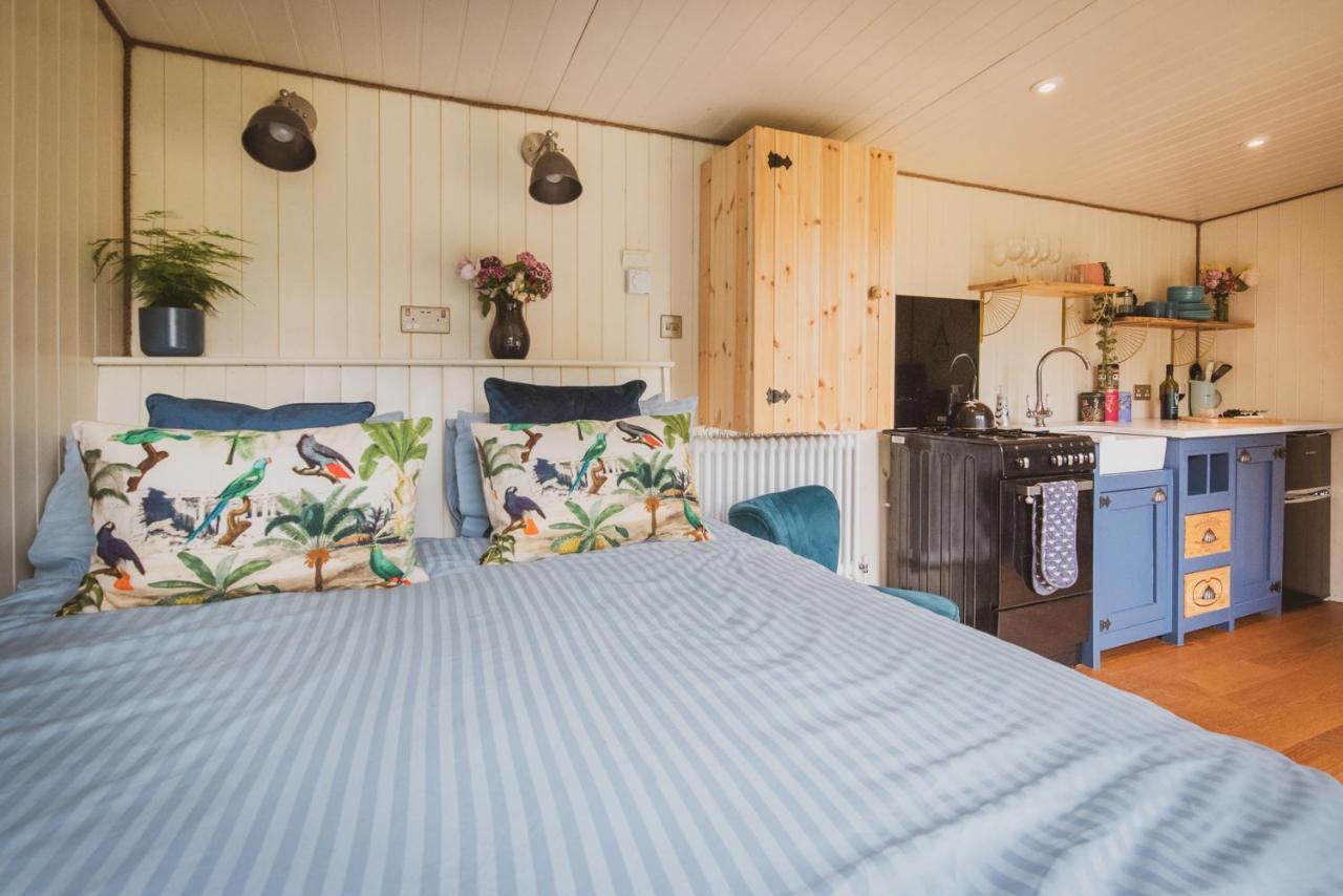 Hidden Wood Glamping And The Hideaway Cabin Warminster Dış mekan fotoğraf