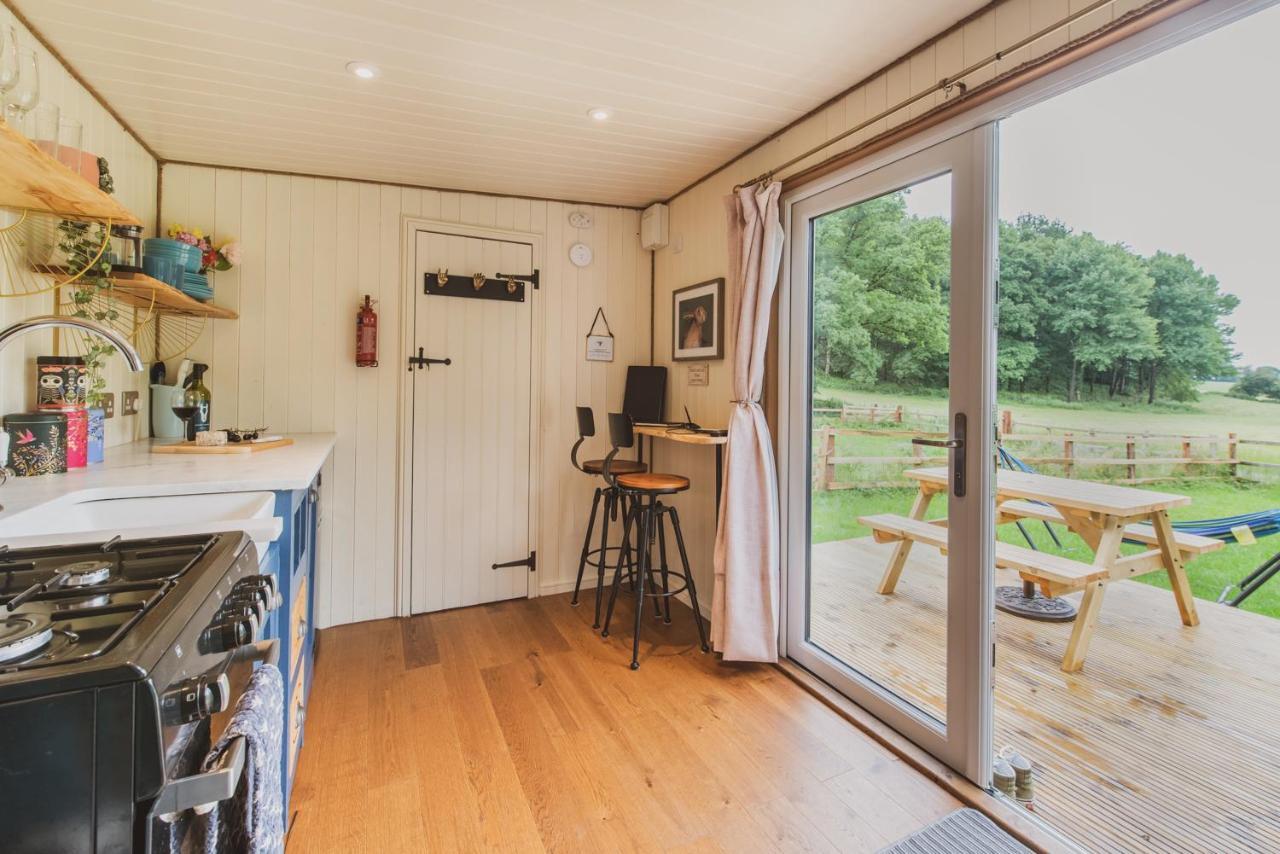Hidden Wood Glamping And The Hideaway Cabin Warminster Dış mekan fotoğraf